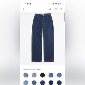 Abercrombie & Fitch 90s Relaxed Jean High Rise, Sz 10xs